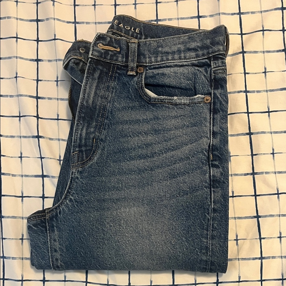 American Eagle Outfitters Dark Blue Denim Jeans